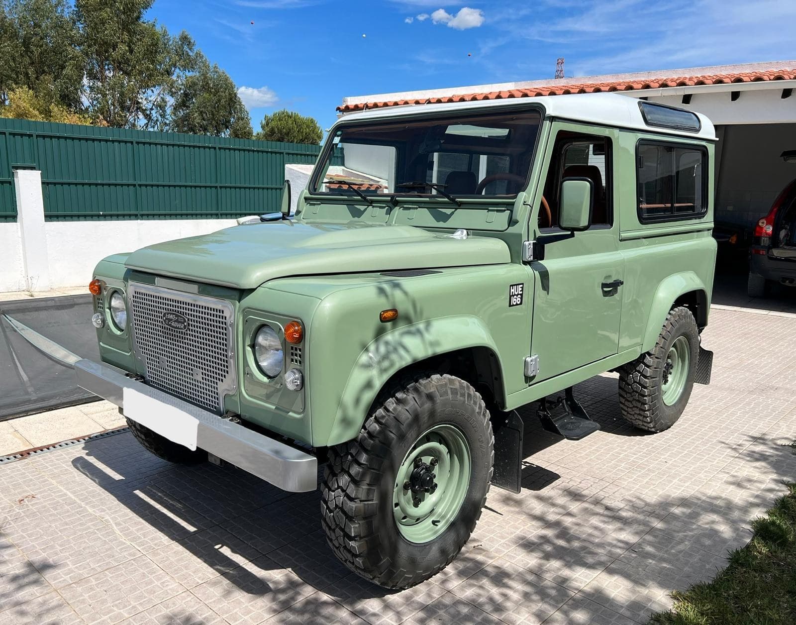 Land Rover Defender 90 Heritage in Grasmere Green, ready for the road